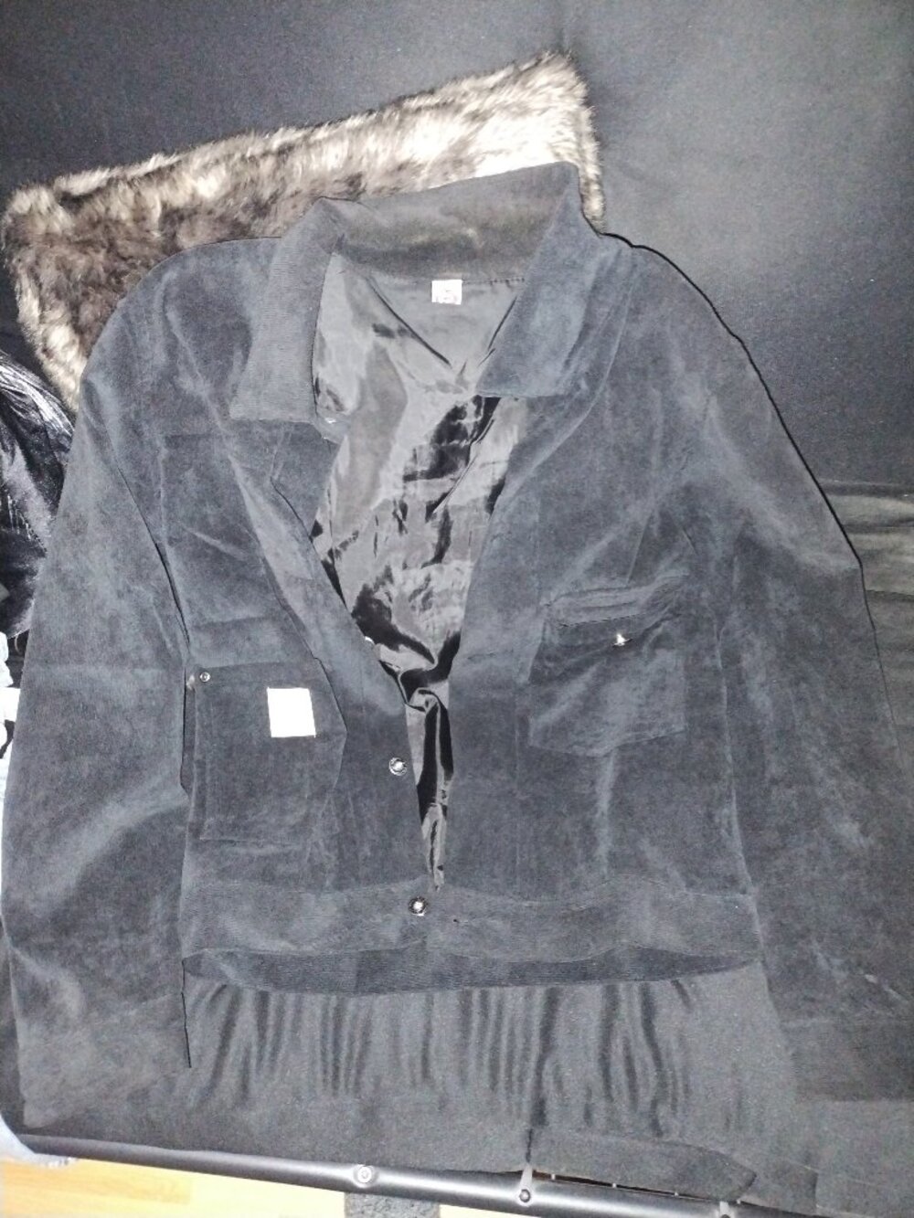 Black men's jacket